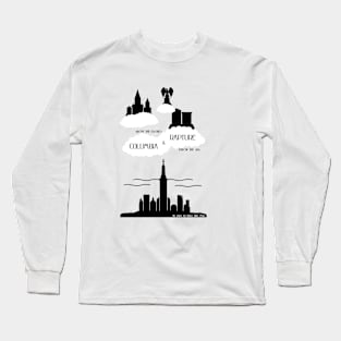 Above the clouds, Below the sea Long Sleeve T-Shirt